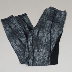 Aurum Snakeskin Print High Waisted Leggings